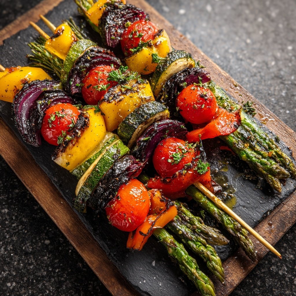 30-Minute Spring Veggie Skewers