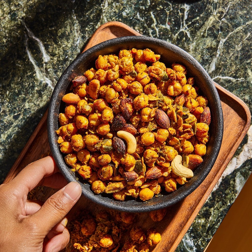 Crispy Chickpea Snack Mix