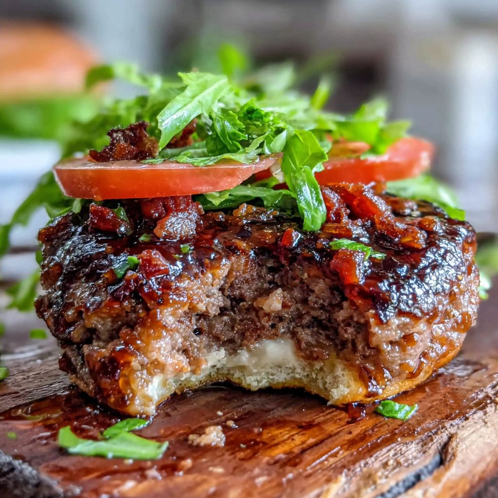 Teriyaki Glazed Beef Burgers