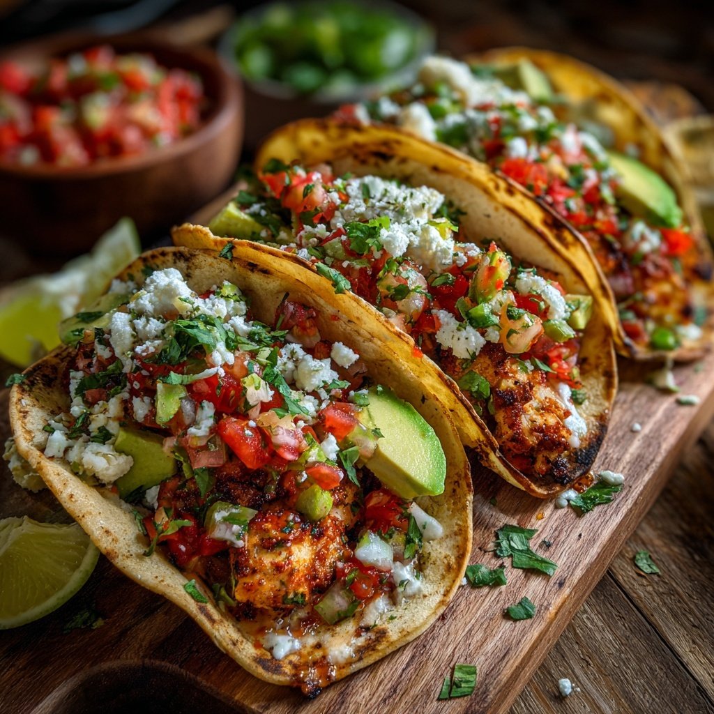 Global Mexican Chicken Tacos