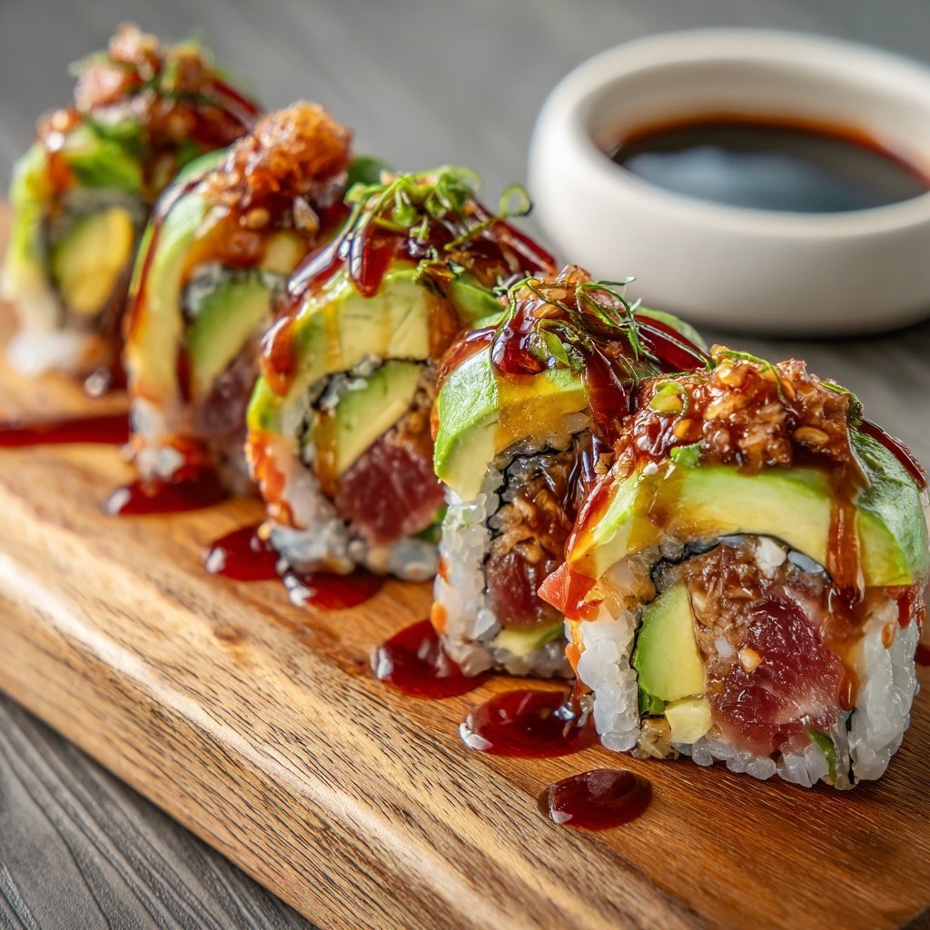 Global Japanese Sushi Rolls